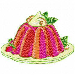 Foods And Sweets Embroidery Design 8